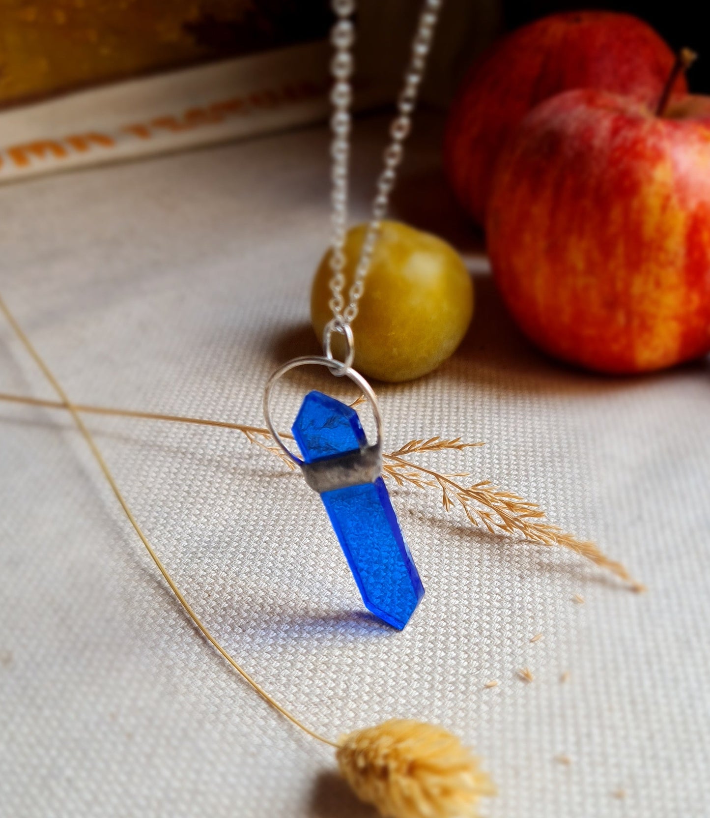 Cristal bleu d'opale