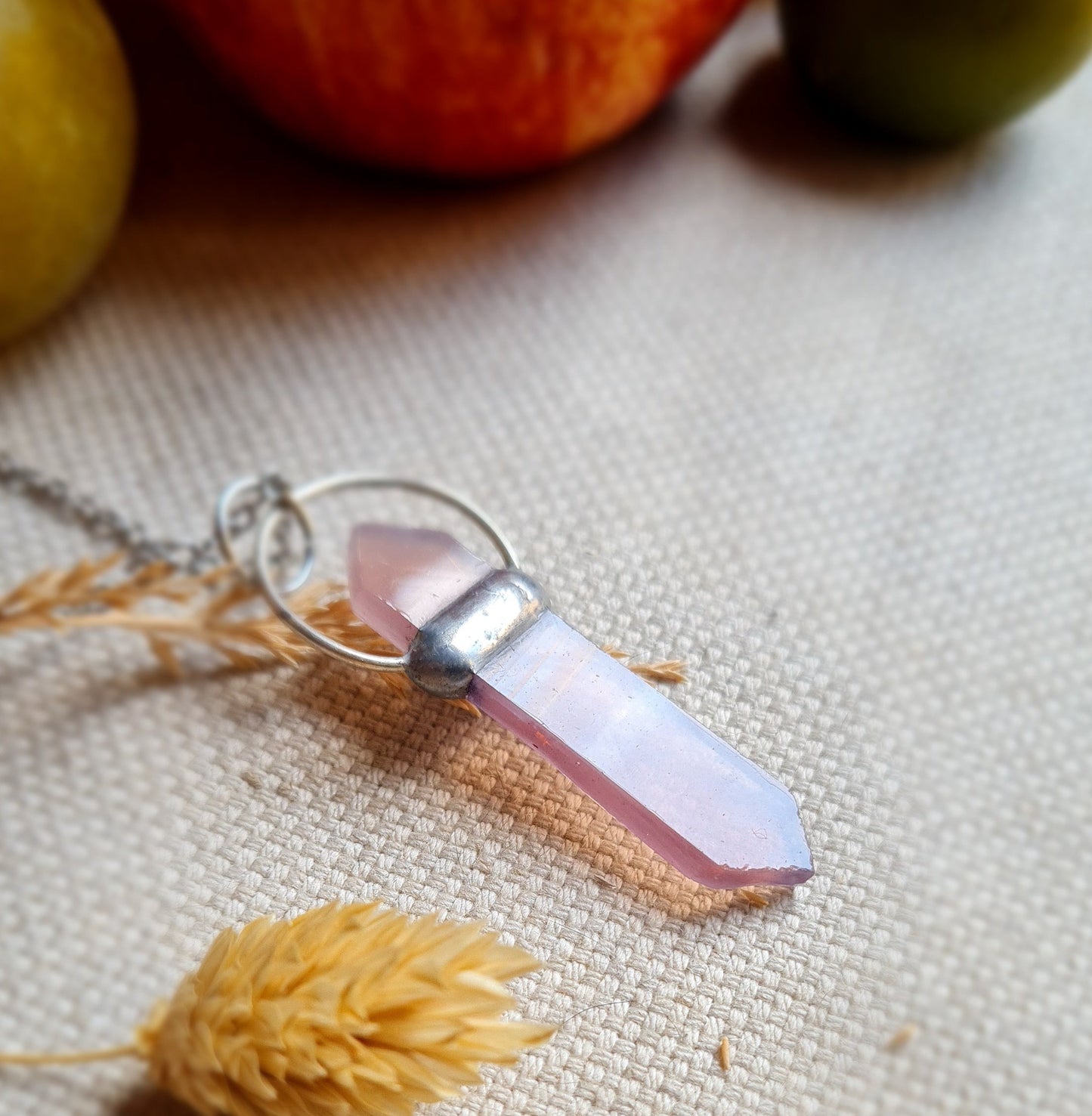 Cristal de quartz rose
