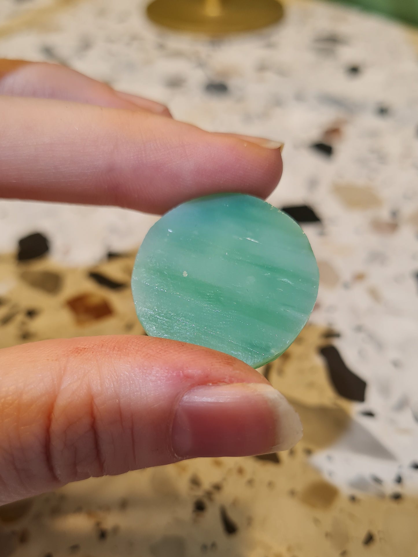 Constellations du zodiaque : bleu ciel et vert pomme opalescents