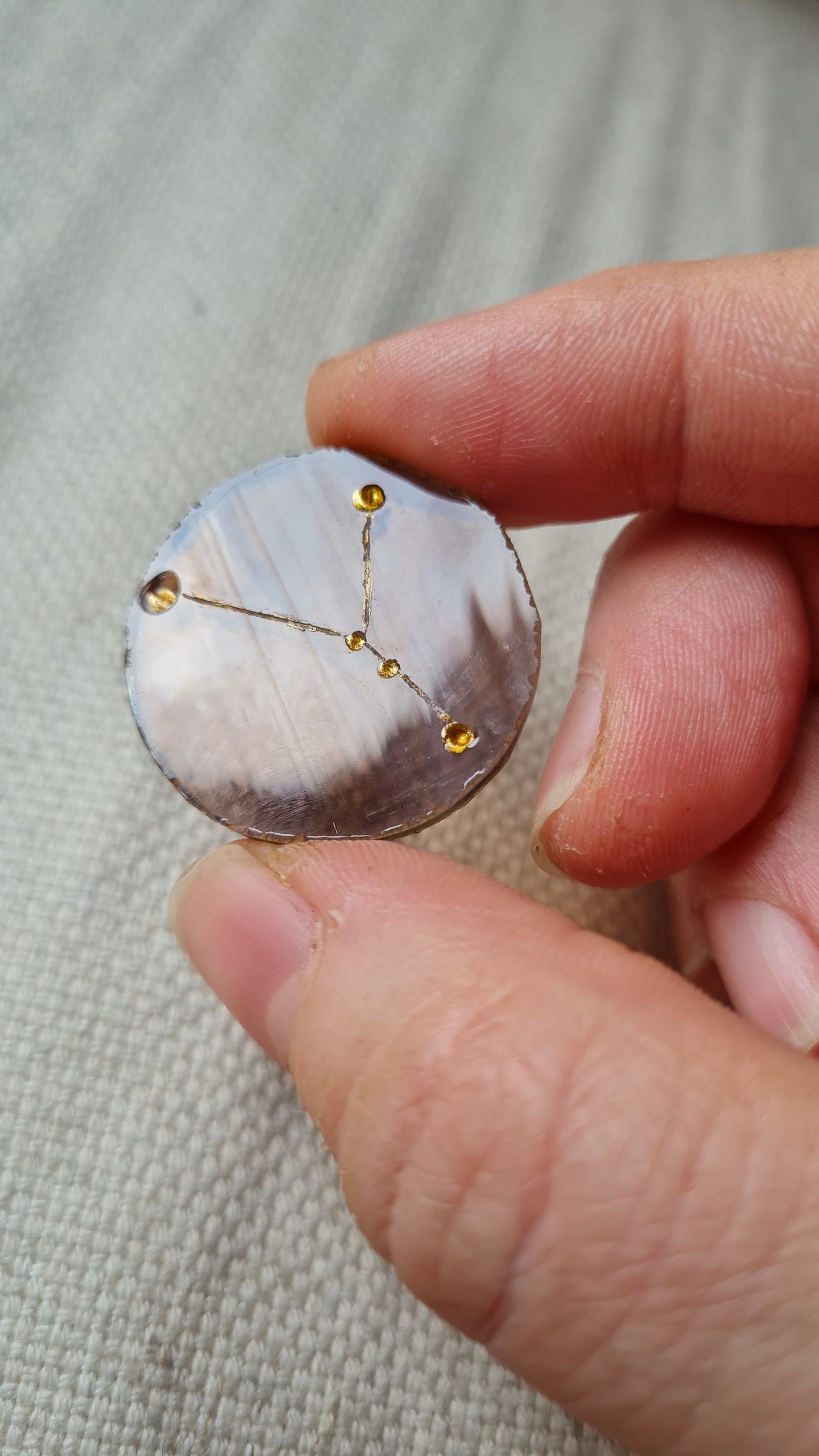 Constellations du zodiaque : taupe, bleu nuit, violet