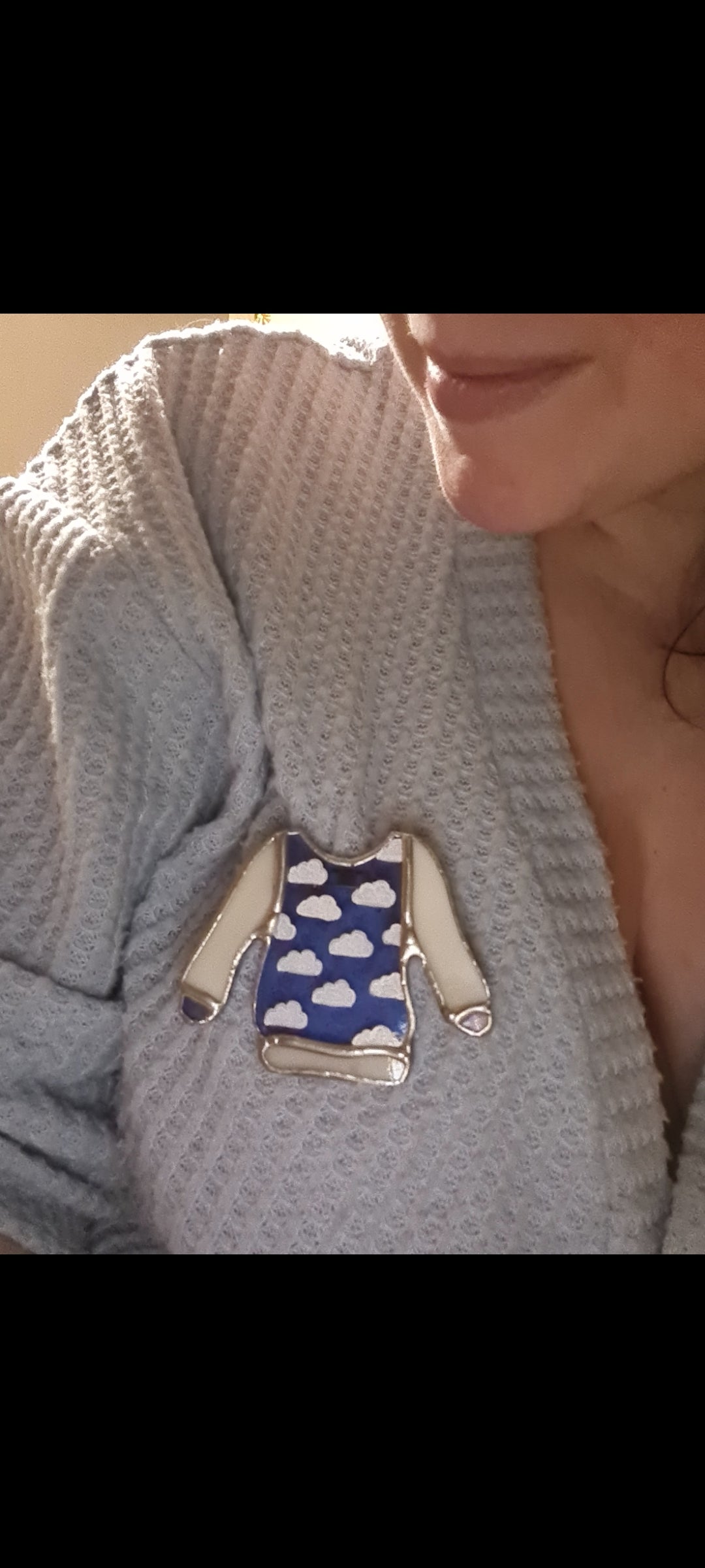 Broche pull d'hiver